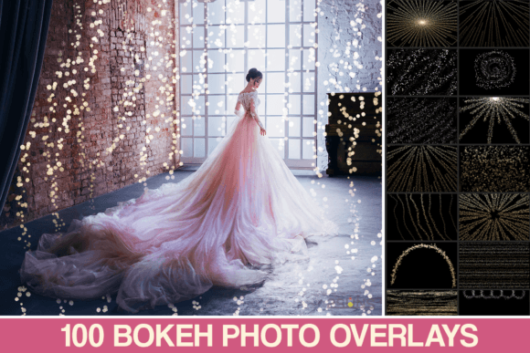 100 Wedding Sparklers Photoshop Overlays: Enhance Your Photos with Magical Effects