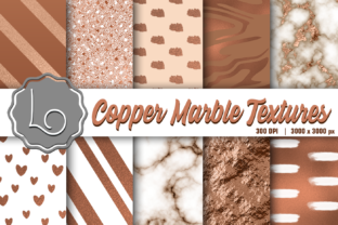 Copper Marble Textures: A Versatile Design Resource for Creative Projects