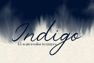 Indigo - 45 Watercolor Textures