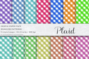 Plaid Seamless Patterns: A Versatile Digital Paper Collection