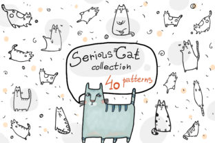 Serious Cat Collection: Elevate Your Designs with Unique Patterns