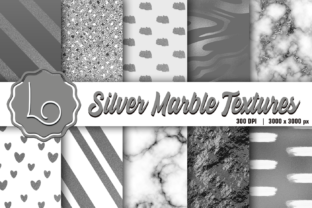 Silver Marble Textures: A Versatile Design Resource for Creative Projects